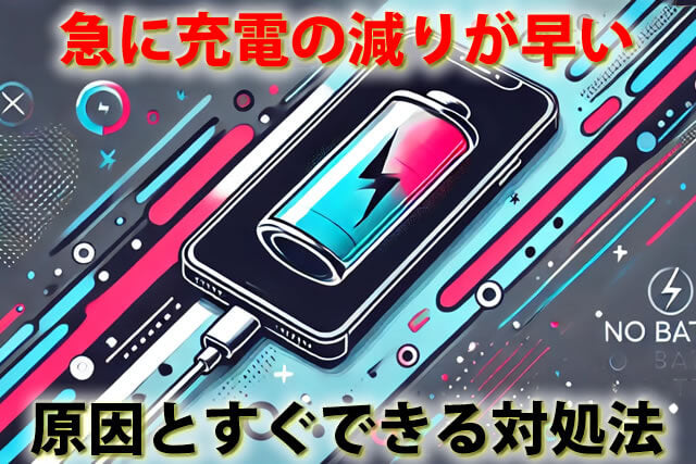 充電の減りが早い原因と対処法|iPhone・Androidでできる節電のコツ