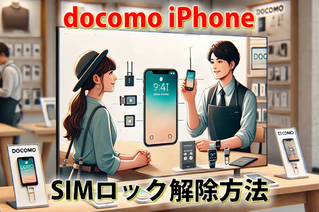 docomo iPhoneのSIMロック解除方法。SIMフリー化で自由な端末利用を実現