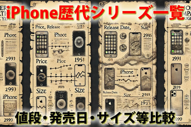 iphone-history歴代iPhone全モデルを徹底比較!発売日・価格・スペックまとめ【2025年版】