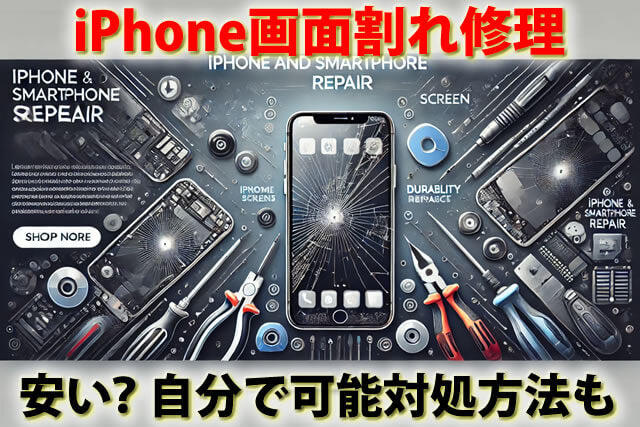 iPhone画面割れ修理ガイド|スマホ液晶を自分で直す方法と注意点