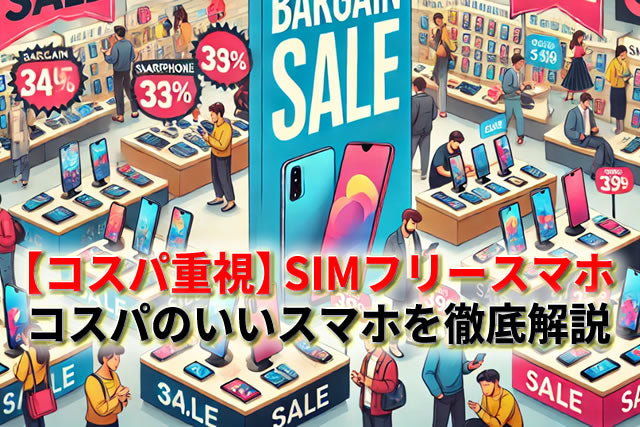 コスパ重視SIMフリースマホ最強モデル6選!コスパのいいスマホを徹底解説