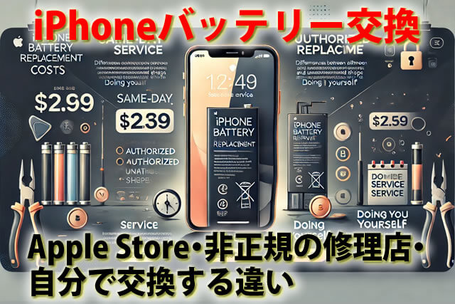 iPhoneバッテリー交換費用を安くする方法｜正規・非正規・自分で交換の選び方