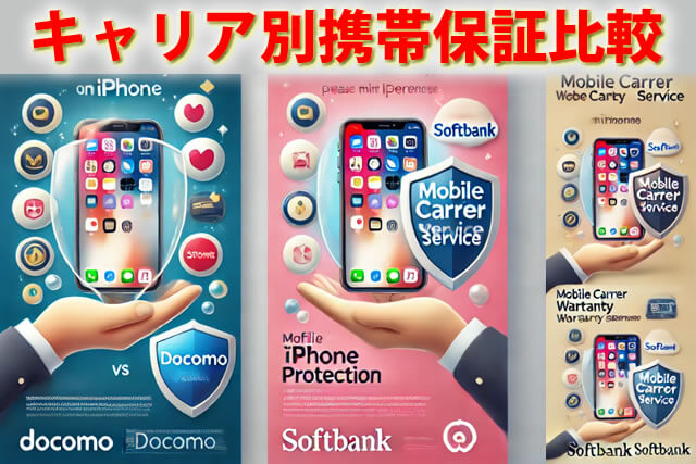 キャリア別AppleCareどっちが安心？ドコモ・ソフトバンク・AU等iPhone保証比較