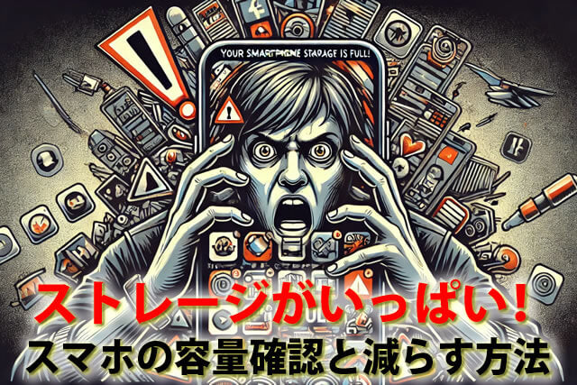 スマホの容量不足を解消！iPhone容量確認＆Androidストレージ管理方法