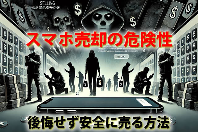 スマホ売却の危険性。後悔無Android・iPhone別安全な下取り買取方法