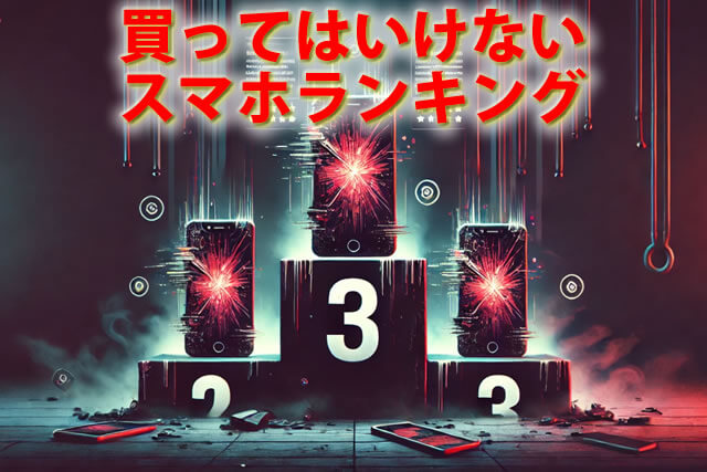 【2024年最新】買ってはいけないスマホランキング｜評判悪い機種は？