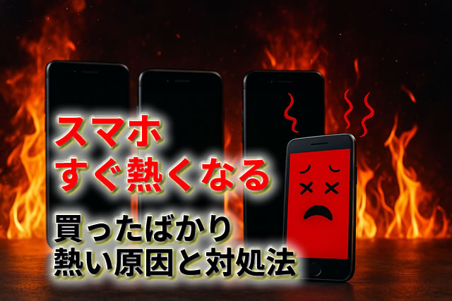 スマホすぐ熱くなるのは危険信号？買ったばかりでも「熱い」原因と対処法を解説
