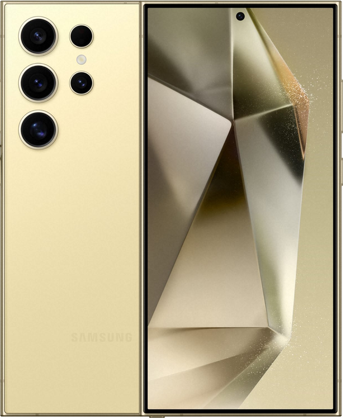 Galaxy S24 Ultra チタニウム イエロー