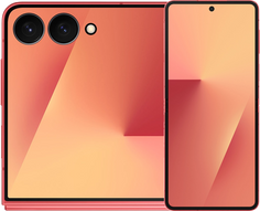 Galaxy Z Flip7 コーラルレッド