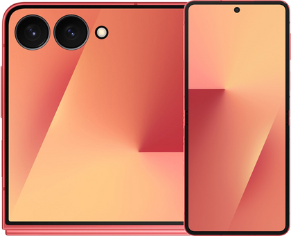 Galaxy Z Flip7 コーラルレッド