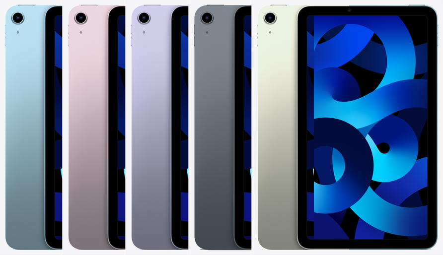 iPad Air 第5世代 Wi-Fiモデル カラーバリエーション