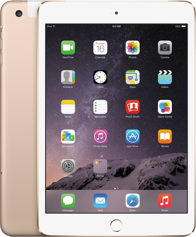 iPad mini 3 Wi-Fi+Cellularモデル ゴールド