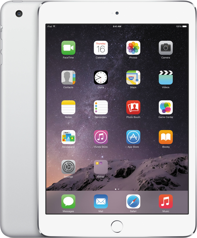 iPad mini 3 Wi-Fi+Cellularモデル シルバー