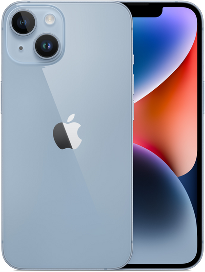 iPhone 14 ブルー