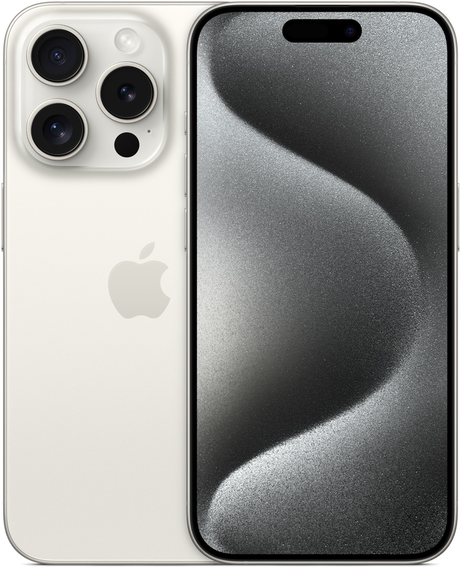 iPhone 15 Pro ホワイトチタニウム