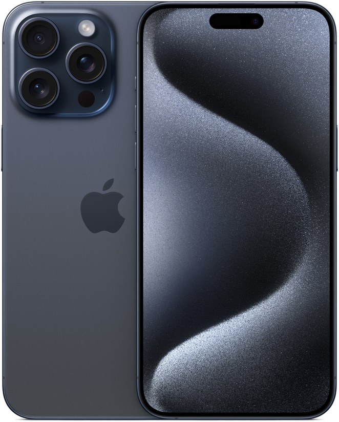 iPhone 15 Pro Max ブルーチタニウム