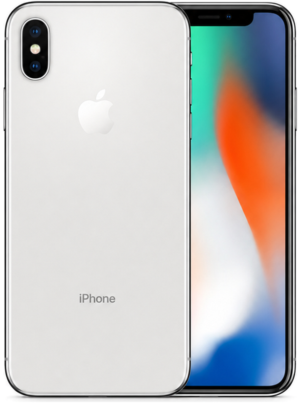iPhone X シルバー